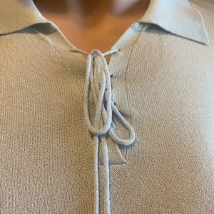 Caslon knit sweater rayon sz xs light blue